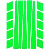 Çınar Extreme Şerit Şeklinde Floresan Yeşil Sticker