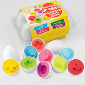 Circle Toys 6'lı Geometrik Yumurta Eşleme Oyunu