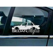 Civic EF Kelebek Cam Araba oto Sticker 19 cm 2 Adet