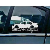 Civic ES Kelebek Cam Araba oto Sticker 19 cm 2 Adet