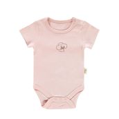Civil Baby 0-18 Ay Pembe Çıtçıtlı Bebek Body