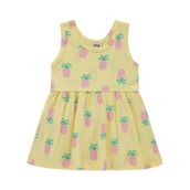 Civil Baby Ananas Empirme 6-18 Ay Sarı Elbise