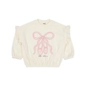 Civil Baby Balerin Ayakkabı 6-18 Ay Ekru Sweatshirt