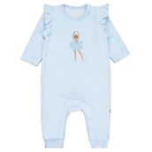 Civil Baby Balerin Nakışlı 6-18 Ay Mavi Tulum