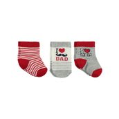 Civil Baby Bebek 3'lü Çorap Set Yenidoğan Kırmızı