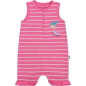 Civil Baby Çizgi Emp Deniz Kızı Baskılı 6-18 Ay Fuşya Tulum