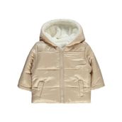 Civil Baby Erkek Bebek Kapüşonlu Mont 6-18 Ay Sütlü Kahve