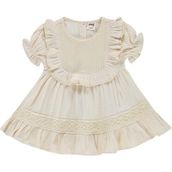 Civil Baby Fırfır Yaka 6-18 Ay Bej Elbise
