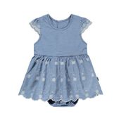 Civil Baby Fistolu Zıbınlı 6-18 Ay Mavi Elbise