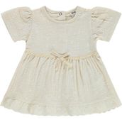 Civil Baby Fiyonklu 6-18 Ay Bej Elbise