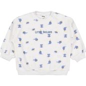 Civil Baby Fok Balığı Empirme 6-18 Ay Kırık Beyaz - Bej Sweatshirt