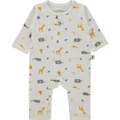 Civil Baby Hayvan Baskılı 3-12 Ay Ekru Tulum