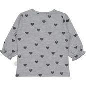 Civil Baby Kalp Baskılı 6-18 Ay Gri Sweatshirt