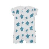 Civil Baby Kaplumbağa Nakışlı 3-12 Ay Ekru Tulum
