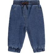 Civil Baby Kız Bebek Kot Pantolon 6-18 Ay Açık Mavi - 9 - 12 Ay