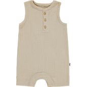 Civil Baby Likralı Müslin 6-18 Ay Kahverengi Tulum