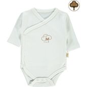 Civil Baby Organik 0-6 Ay Ekru Çıtçıtlı Bebek Badi