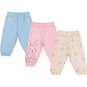 Civil Baby Tavşan Baskılı 3'lü Set 6-18 Ay Eşofman Altı
