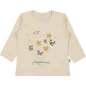 Civil Baby Yıldız Kalp Baskılı 6-18 Ay Açık Taş Sweatshirt