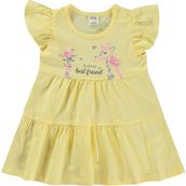 Civil Baby Zürafa Lase Nakış 6-18 Ay Sarı Elbise
