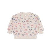 Civil Gökkuşağı Empirme 6-18 Ay Bej Bebek Sweatshirt