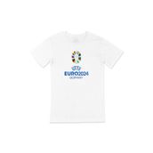 Cix Euro 2024 Almanya Kupalı Baskılı Yuvarlak Yaka Beyaz T-shirt