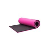 CKSpor 10 mm Çift Taraflı Pembe Siyah Pilates Matı Pilates Minderi 180cmx60cm X10 mm
