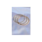 Clariss 316L Çelik Gold Renk Ajda Model Kadın 65 mm Bilezik