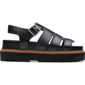 Clarks 26176317 Deri Siyah Kadın Sandalet