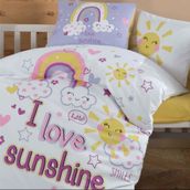 Clasy Sun Love Sarı Bebek Nevresim Takımı