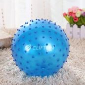 Clifton Dikenli Yoga Pilates Aeorobik Jimnastik Topu 65 cm Mavi+ Pompa