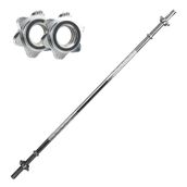 Clifton Düz Bar 120 cm Krom Halter Ağırlık Barı