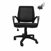 CLK Fileli Siyah Petek Ofis Büro Bilgisayar Koltuğu