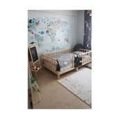 CND Home Unisex Montessori 70x130 cm Doğal Ahşap Bebek ve Çocuk Karyolası