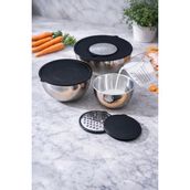 Cocinero 1099 9 Parça Karıştırma Kabı 16*20*24 - 0 - 19 lt - Gümüş