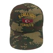Cocuk Asker Şapkası Kamuflaj Şapka