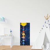 Çocuk Odası Bebek Odası Gezegenler Boy Cetveli Boy Ölçer Sticker
