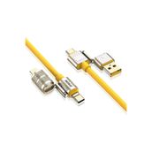 CODEGEN 240W 4 in 1 USB C - Lightning PD QC 2 mt Telefon Tablet Notebook Silikon Hızlı Şarj Kablosu