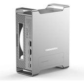 Codegen Mac Mini M4/m4 Pro 9 In 1 Type-C HDMI Nvme SSD Alüminyum Çevirici Stand Docking Station CDG-NSC301 - 0 - Siyah