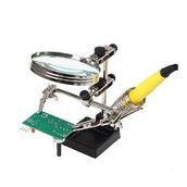 Çok Fonksiyonlu Lehim Tamir Standı 9cm Büyüteç