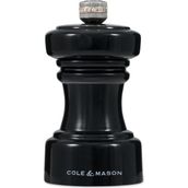 Cole & Mason Hoxton Parlak Siyah 104 mm Tuz Değirmeni