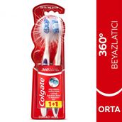 Colgate 360 Optik Beyaz 1+1 Beyazlatıcı Diş Fırçası