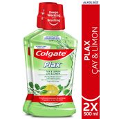 Colgate Plax Çay ve Limon 500x2 ml Ağız Bakım Suyu