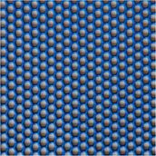 Colourmat Petek Desenli Paspas Pvc Islak Zemin Paspası - 50 x 90 cm - Mavi