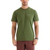Columbia CS0282-352 Haki CSC Basic Slogo Brushed Kısa Kollu Outdoor Erkek T-Shirt
