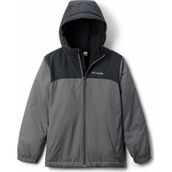 Columbia Glennaker II Sherpa Lined Çocuk Yağmurluk - 8 Yaş - Gri