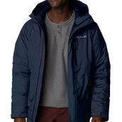 Columbia WM3085 Oak Harbor Lacivert Erkek Outdoor Mont