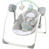Comfort 2 Go Kompakt Taşınabilir 6 Vitesli Müzikli Bebek Salıncağı, Kolay Seyahat Için Katlanır - Hayali Orman, 0-9 Ay