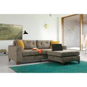Comfort Köşe Koltuk Takımı Vizon - Puflu