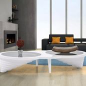 Comfy Home Ceren Beyaz Orta Sehpa